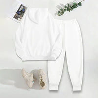 Women's 2-Piece Set Hoodie Drawstring Jogger Pants Tracksuit