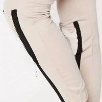 Women's Two-Piece Set Cropped Long Sleeve Top with Drawstring Pants