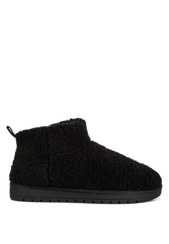 Anatole Fleece Exterior Fluffy Boots - Jessiz Boutique