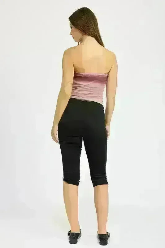 Asymmetrical Shirred Tube Top - Jessiz Boutique