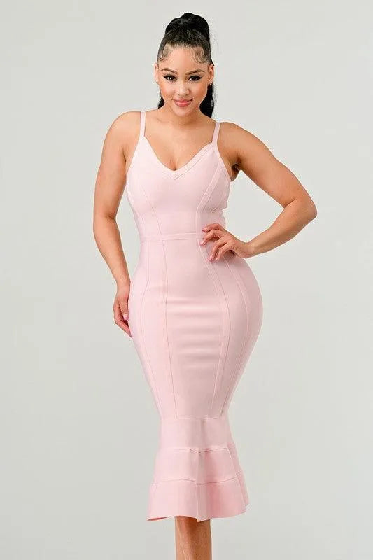 Bodycon Midi Dress - Jessiz Boutique