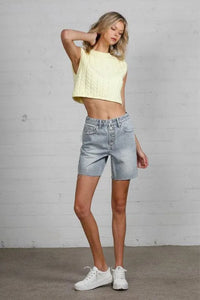 Casual High Rise Bermuda Shorts - Jessiz Boutique