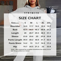 Women's 2-Piece Set Hoodie Drawstring Jogger Pants Tracksuit