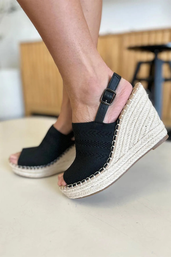 Forever Link Peep Toe High Heel Sandals - Jessiz Boutique