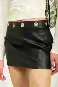 Grommet Micro Mini Skirt - Jessiz Boutique