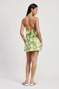 Halter Neck Floral Mini Dress - Jessiz Boutique