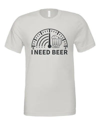 I Need Beer Crew Neck Graphic Tee - Jessiz Boutique