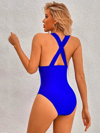 Slimming Seaside Conservative One-piece Swimsuit