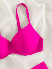 Solid Color Bikini Sexy Swimsuit