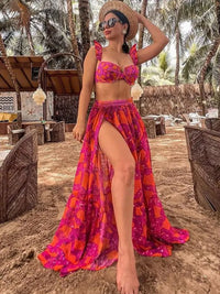 New Stylish and Sexy Three-Piece Bikini Set