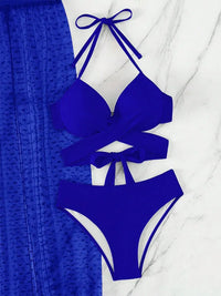 Bikini Mesh Skirt Three-Piece Set