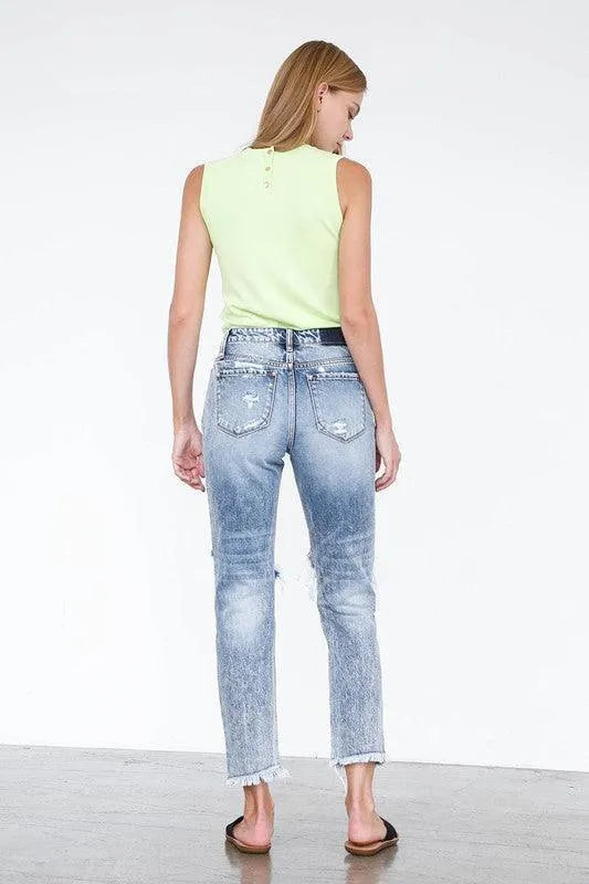 Insane Gene High Rise Straight Jeans - Jessiz Boutique