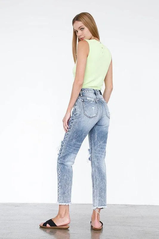 Insane Gene High Rise Straight Jeans - Jessiz Boutique