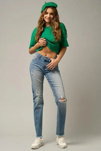 Insane Gene Mid-Rise Slim Tapered Jeans - Jessiz Boutique