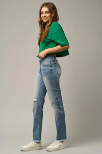 Insane Gene Mid-Rise Slim Tapered Jeans - Jessiz Boutique