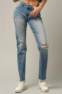 Insane Gene Mid-Rise Slim Tapered Jeans - Jessiz Boutique
