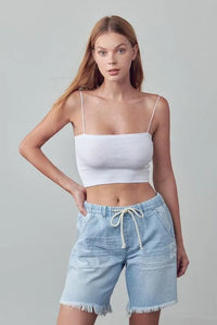 Insane Gene Mid Rise Slouch Shorts - Jessiz Boutique