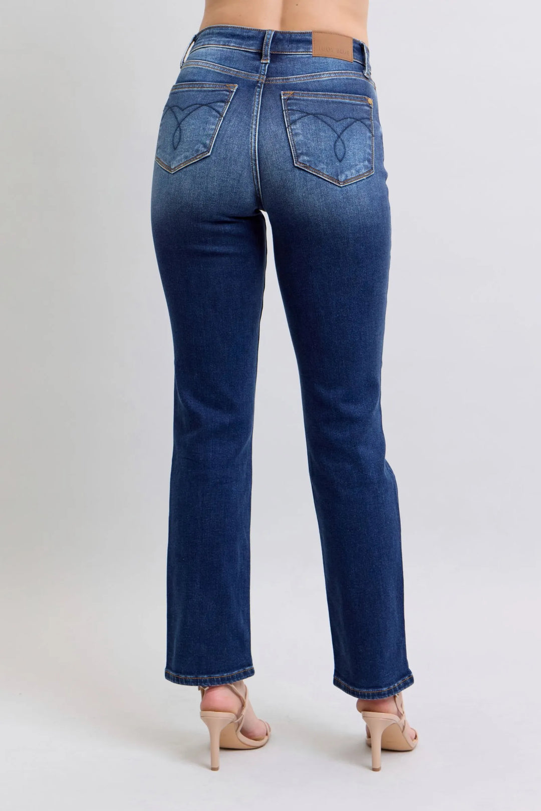 Judy Blue Full Size Washed Straight Leg Jeans with Pockets - Jessiz Boutique
