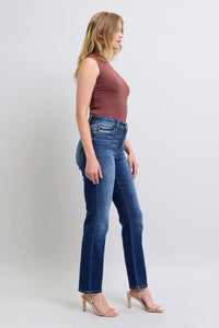 Judy Blue Full Size Washed Straight Leg Jeans with Pockets - Jessiz Boutique