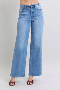 Judy Blue Full Size Wide Leg Jeans with Pockets - Jessiz Boutique