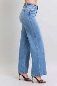 Judy Blue Full Size Wide Leg Jeans with Pockets - Jessiz Boutique