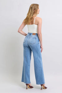 Judy Blue Full Size Wide Leg Jeans with Pockets - Jessiz Boutique