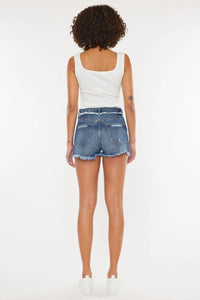 Kancan Distressed Button Fly Denim Shorts - Jessiz Boutique