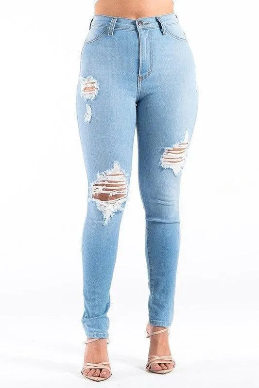 Kylie Skinny Jean in Light Wash - Jessiz Boutique