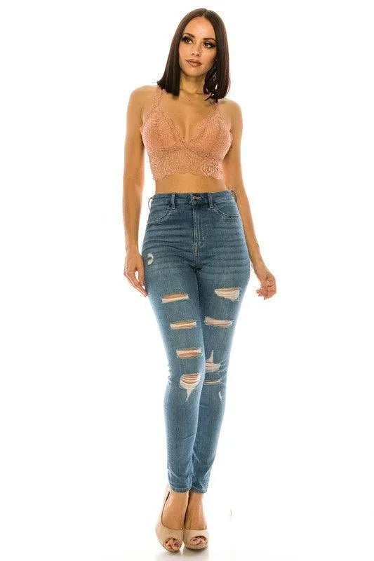 Lace Crop Top Bralette - Jessiz Boutique