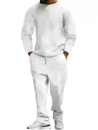 Men's Long-Sleeved Round-Neck Casual Set - Jessiz Boutique