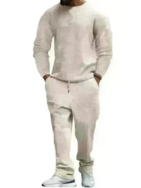 Men's Long-Sleeved Round-Neck Casual Set - Jessiz Boutique