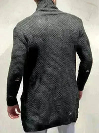 Mid-Length Loose Cardigan Knitted Sweater - Jessiz Boutique