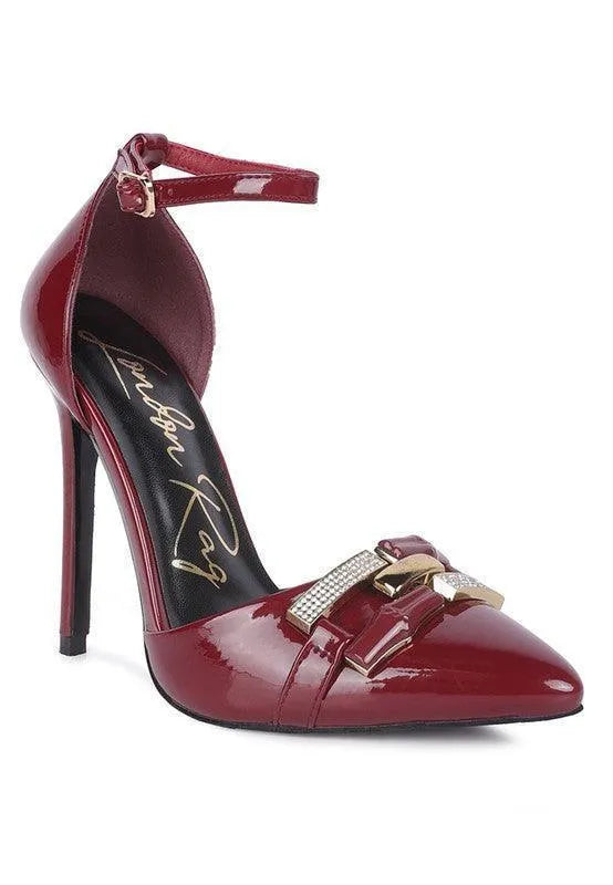 Mocktail Diamante Buckle Stiletto - Jessiz Boutique