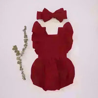 Organic Cotton Summer Baby Girl Playsuit - Jessiz Boutique