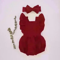 Organic Cotton Summer Baby Girl Playsuit - Jessiz Boutique