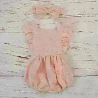 Organic Cotton Summer Baby Girl Playsuit - Jessiz Boutique