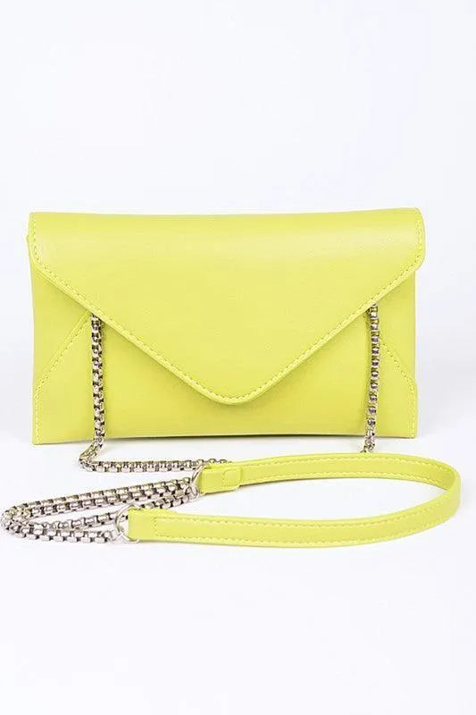 Pop Color Classic Envelope Clutch Bag - Jessiz Boutique