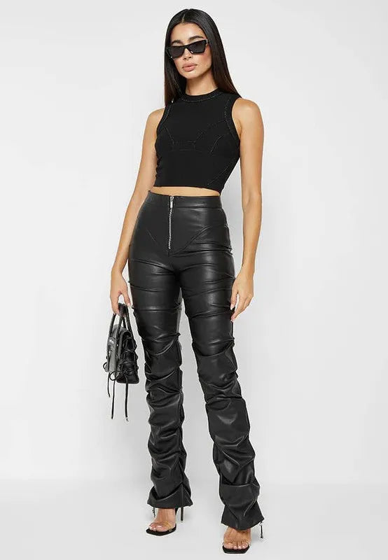 Sexy PU Leather Pants - Jessiz Boutique