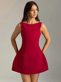Slim Backless Tank Dress - Jessiz Boutique