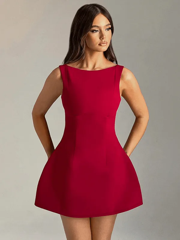Slim Backless Tank Dress - Jessiz Boutique