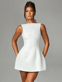 Slim Backless Tank Dress - Jessiz Boutique
