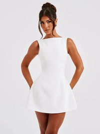 Slim Backless Tank Dress - Jessiz Boutique