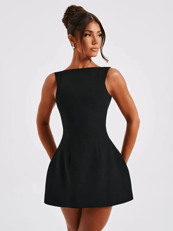 Slim Backless Tank Dress - Jessiz Boutique