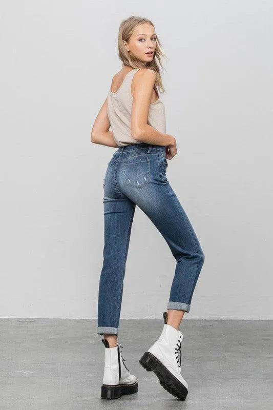 Slim Boyfriend Jeans - Jessiz Boutique
