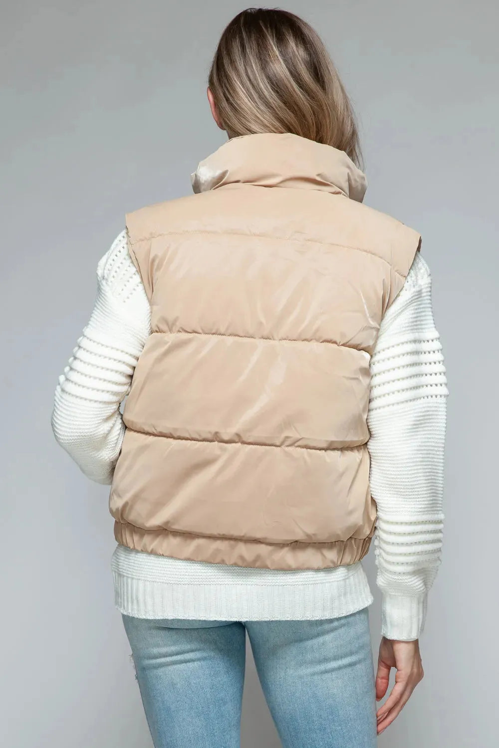 Snobbish Fine Fur Lining Quilted Vest - Jessiz Boutique