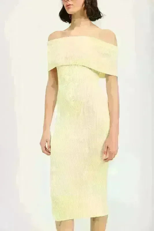 Strapless Bodycon Midi Dress - Jessiz Boutique