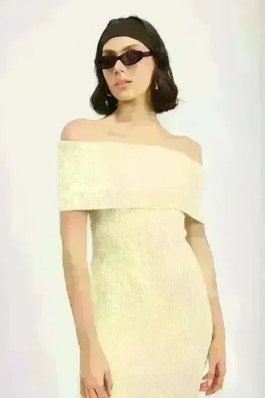 Strapless Bodycon Midi Dress - Jessiz Boutique