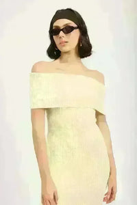 Strapless Bodycon Midi Dress - Jessiz Boutique