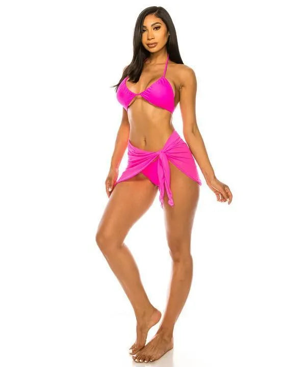 Three Piece Bikini Set - Jessiz Boutique