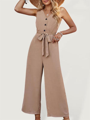 Women's Chiffon Sleeveless Pant Suit - Jessiz Boutique Women's Chiffon Sleeveless Pant Suit - Jessiz Boutique